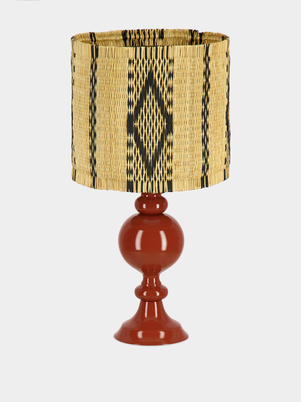 Sado Brick Wood Lamp Base
