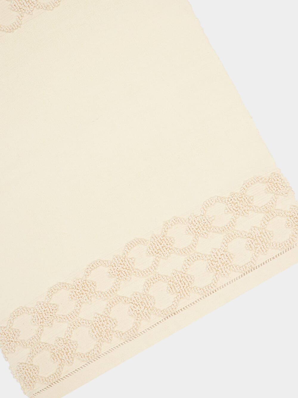 Handmade Isabel Natural and Ivory Cotton and Linen Placemat