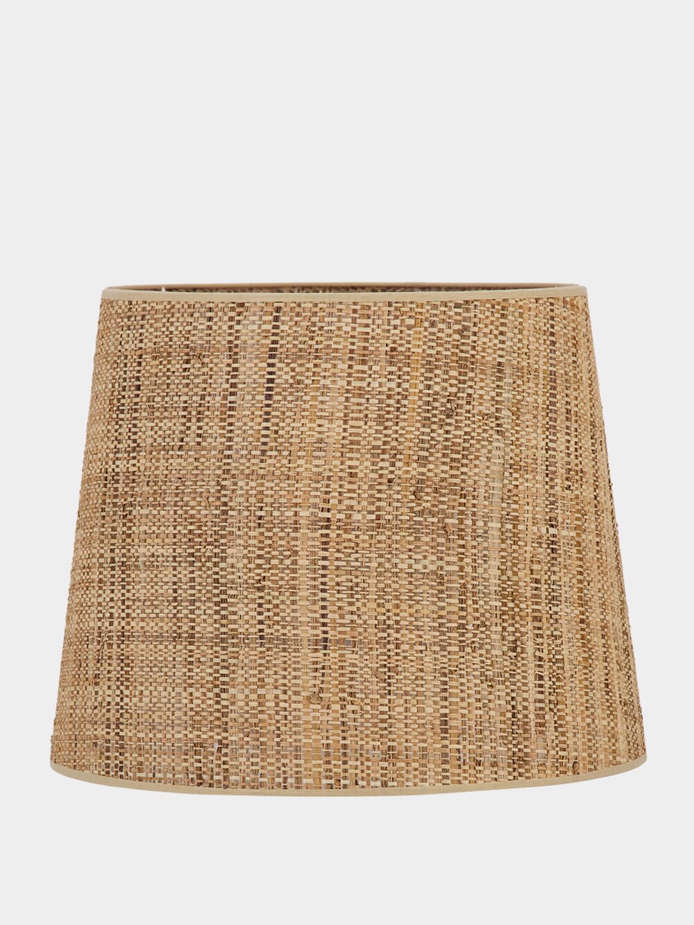 Cardosas Natural Vinyl Wicker Effect Abat Jour