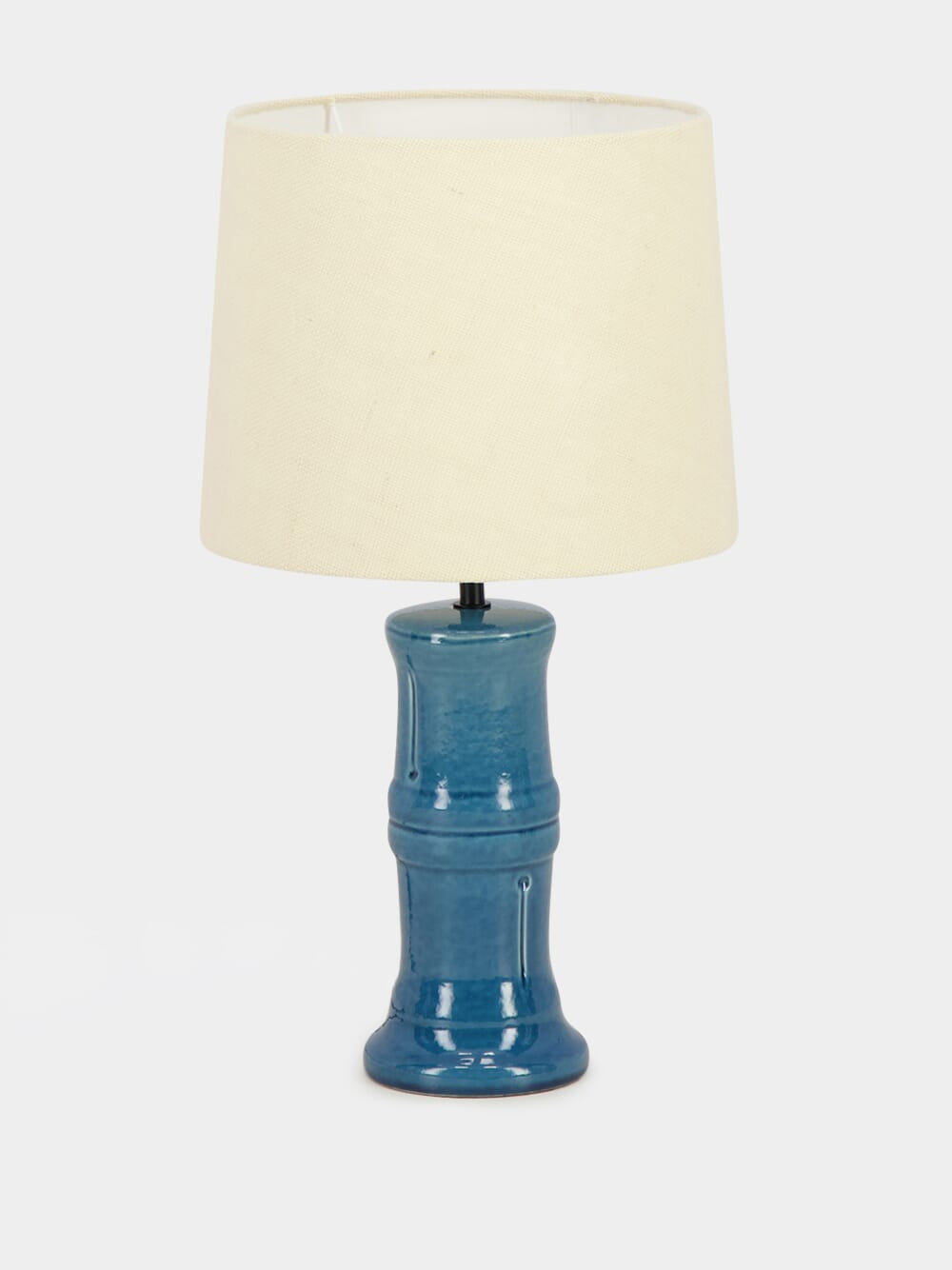 Bambu Blue Ceramic Lamp Base