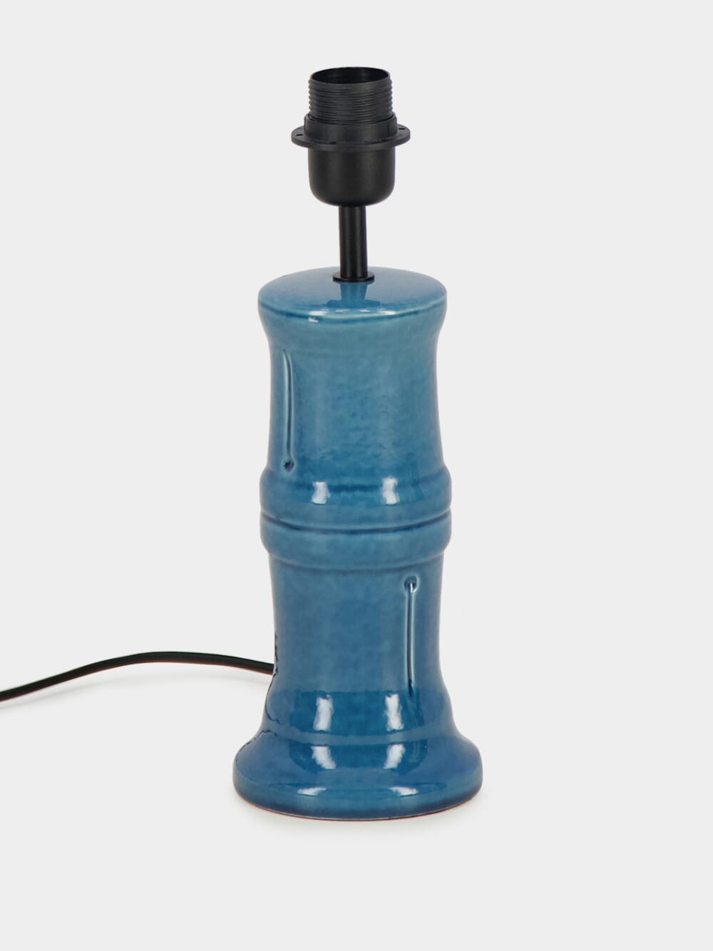 Bambu Blue Ceramic Lamp Base