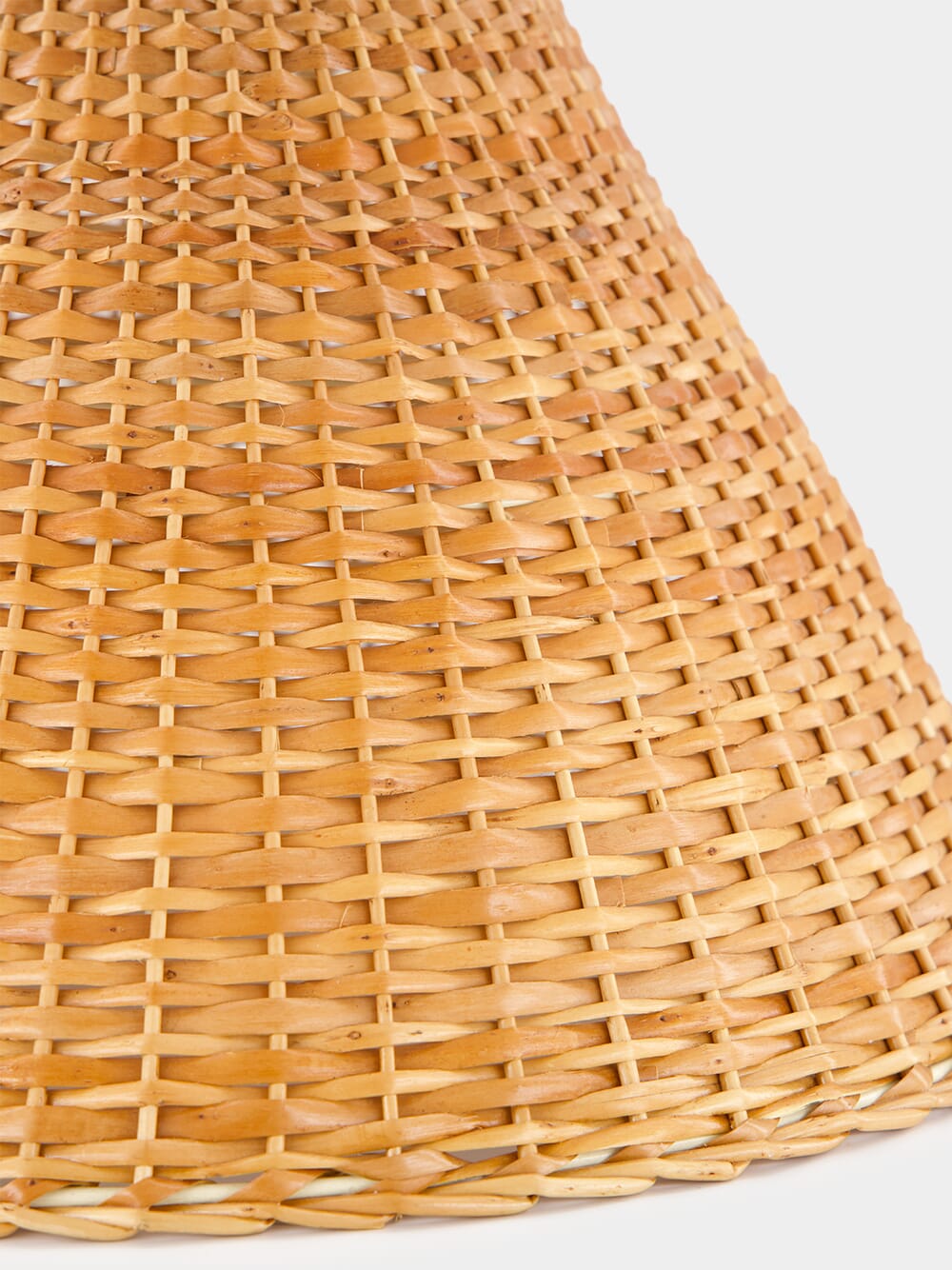 Handmade Camacha Natural Wicker Abat Jour