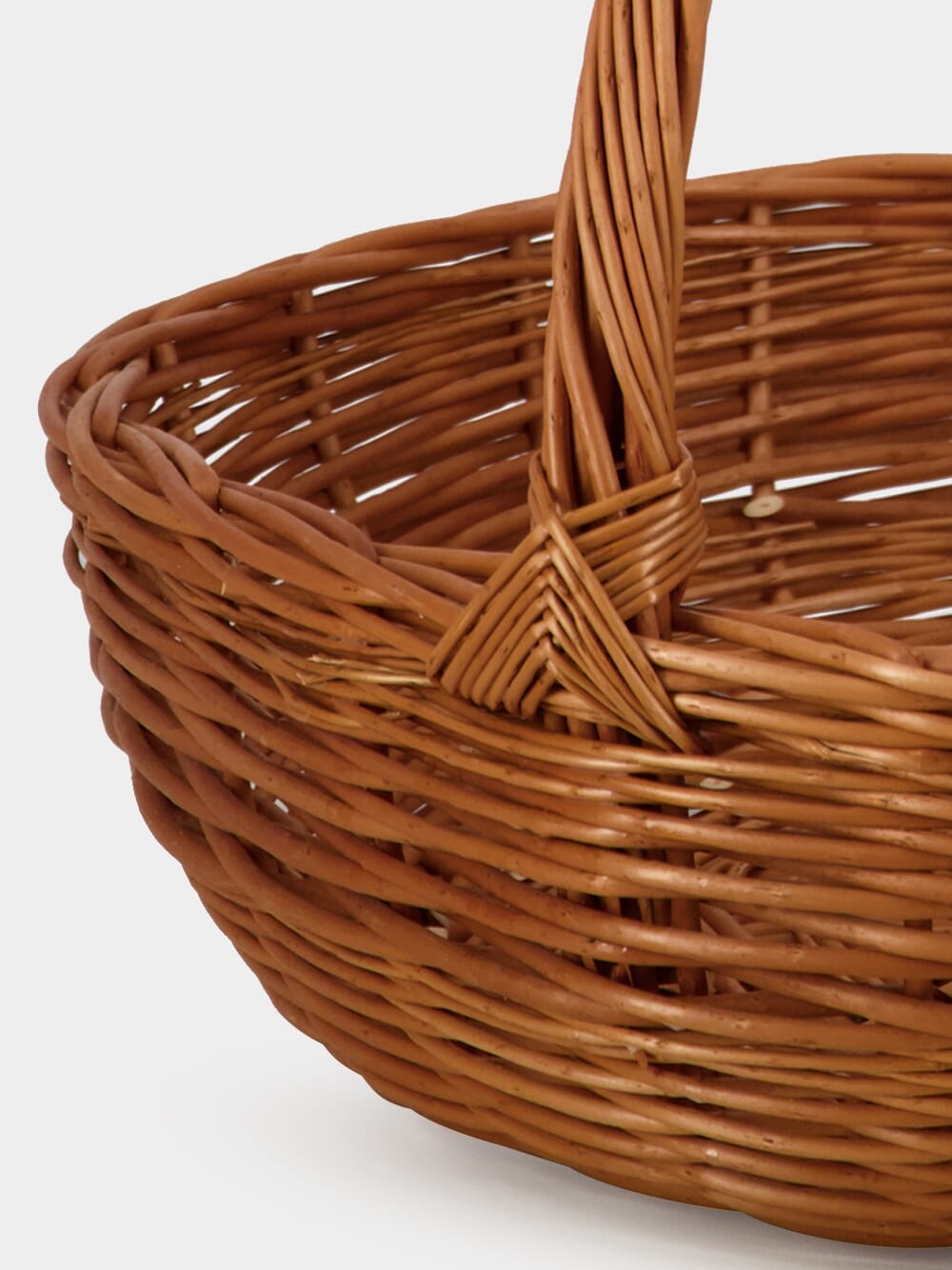Handmade Camacha Natural Wicker Medium Basket