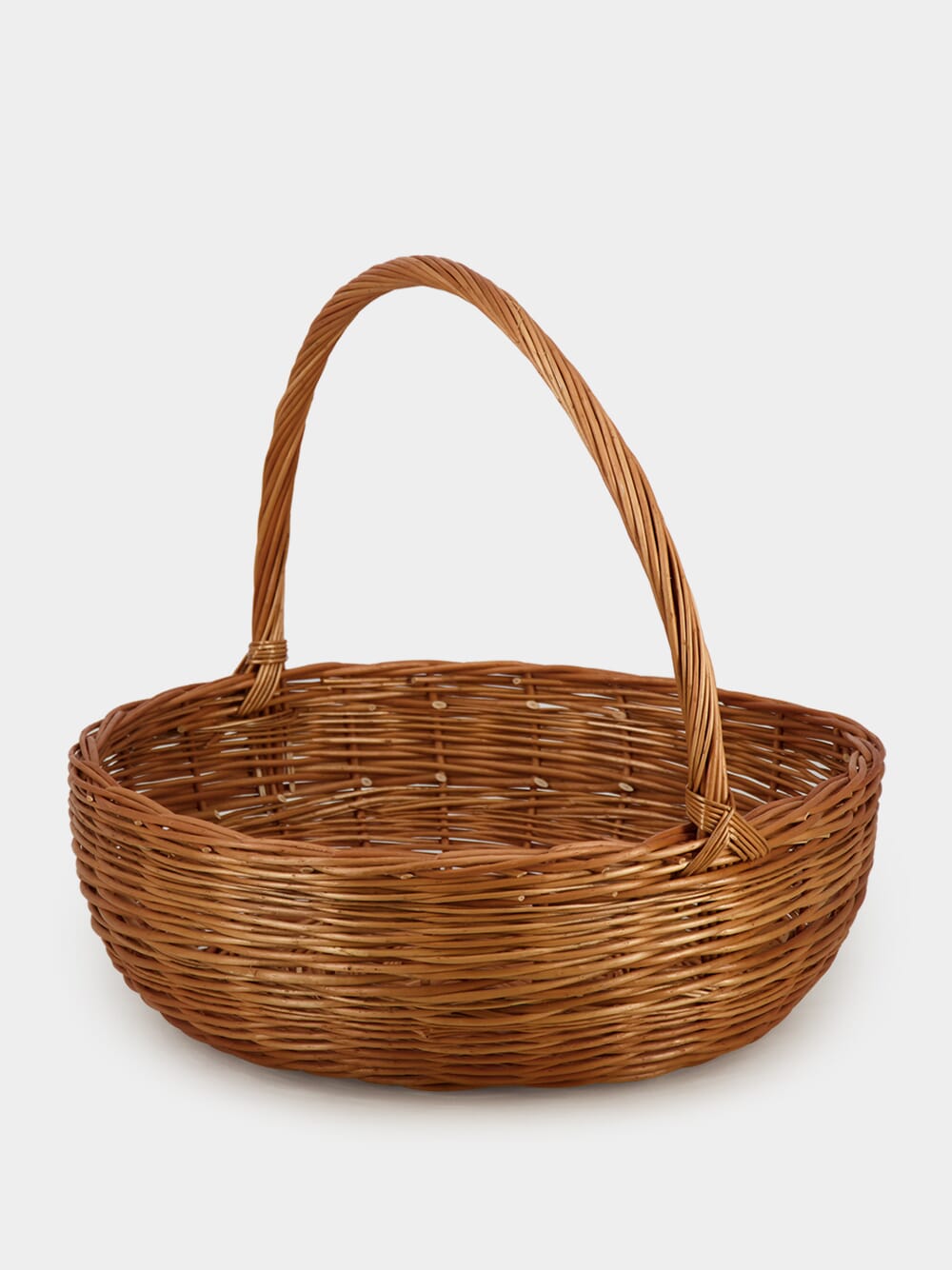 Handmade Camacha Natural Wicker Large Basket