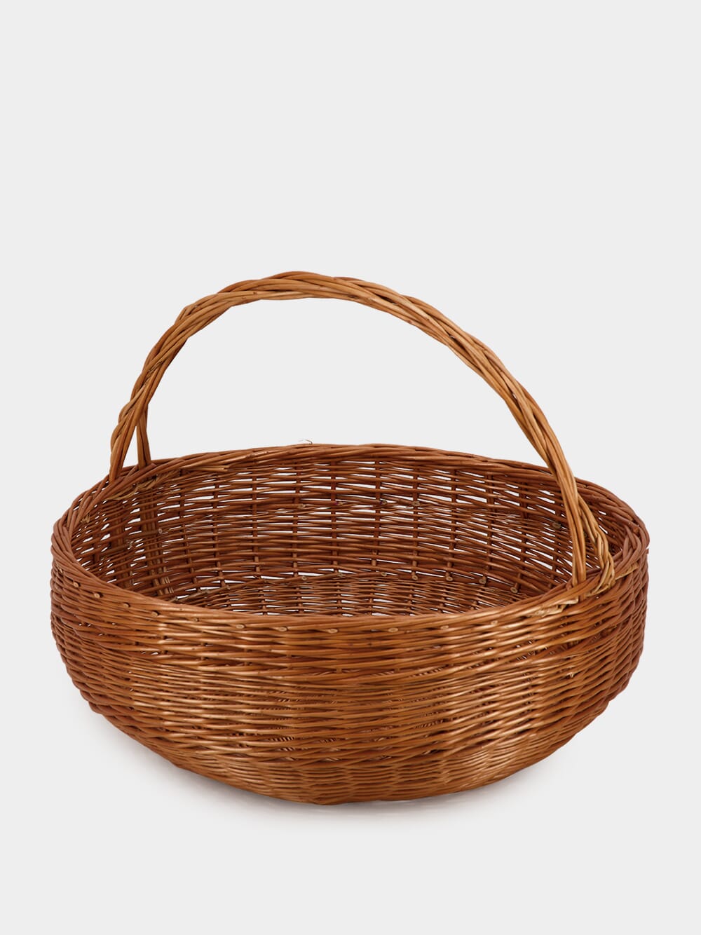 Handmade Camacha Natural Wicker Large Basket