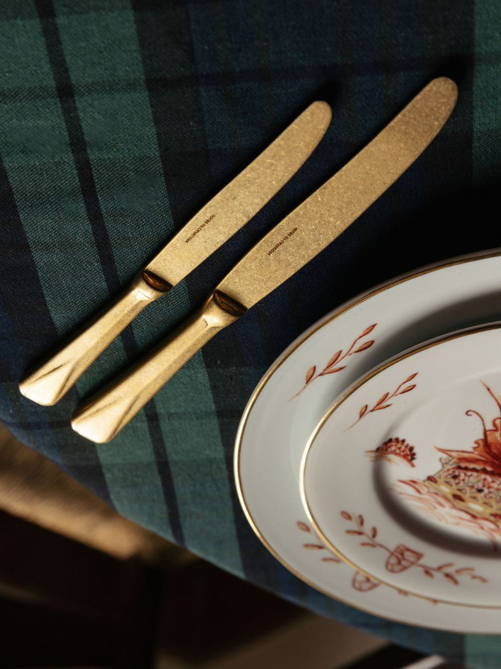 Borgonha Gold Stainless Steel 18/10 Dessert Knife