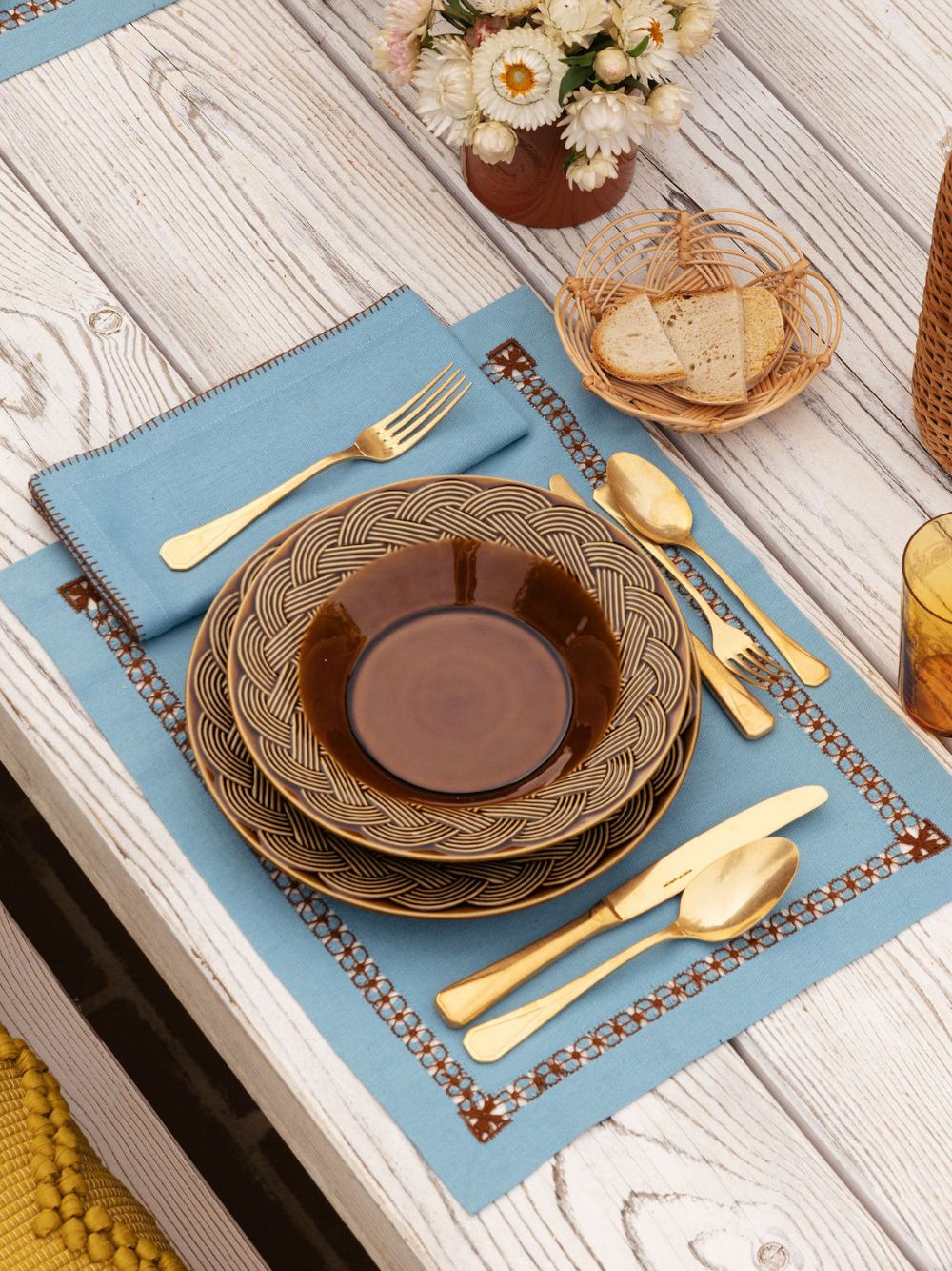 Borgonha Gold Stainless Steel 18/10 Dessert Spoon