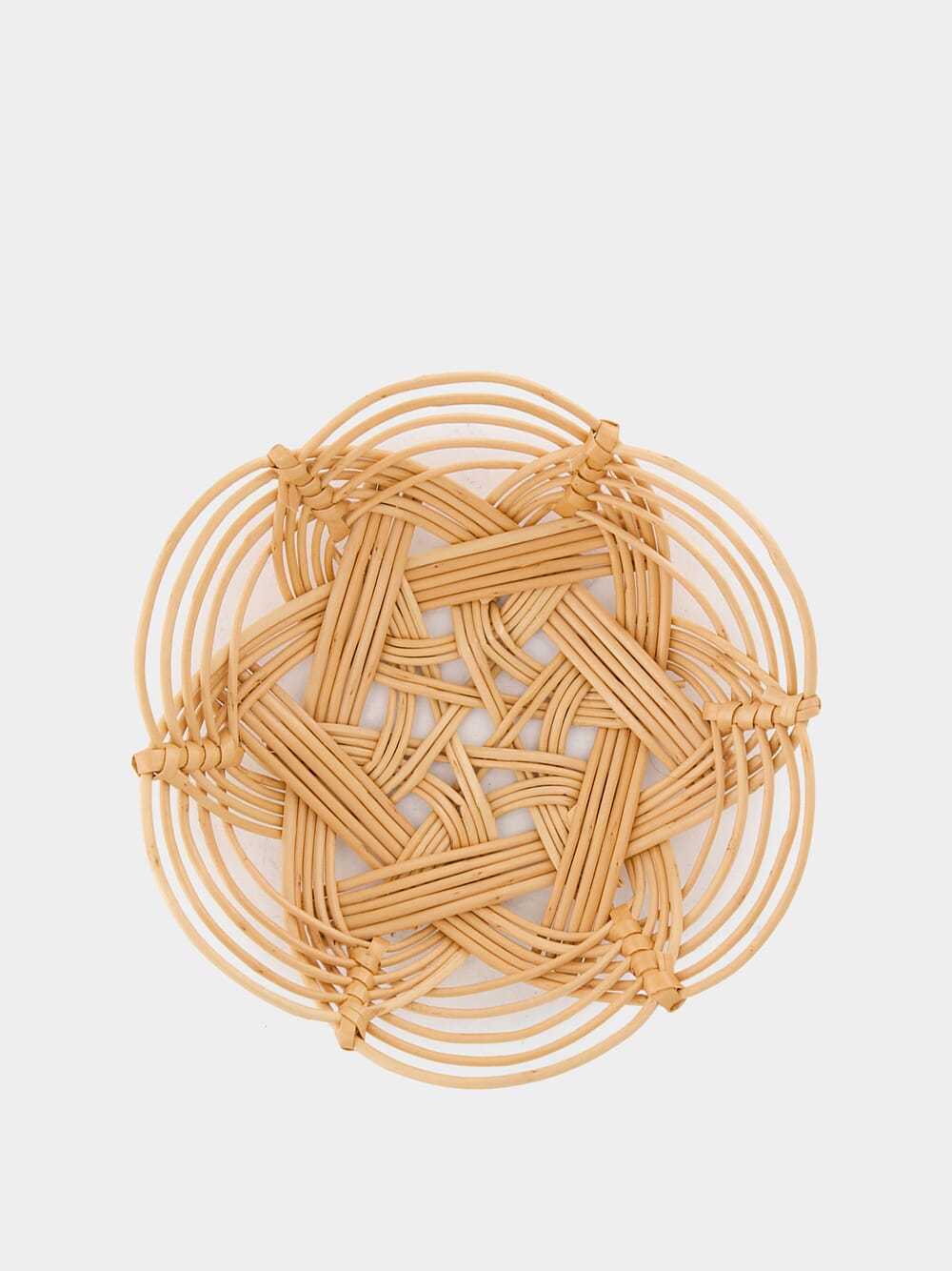 Handmade Vitória Natural Wicker Small Bread Basket