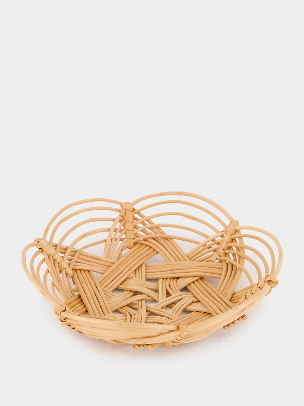 Handmade Vitória Natural Wicker Small Bread Basket