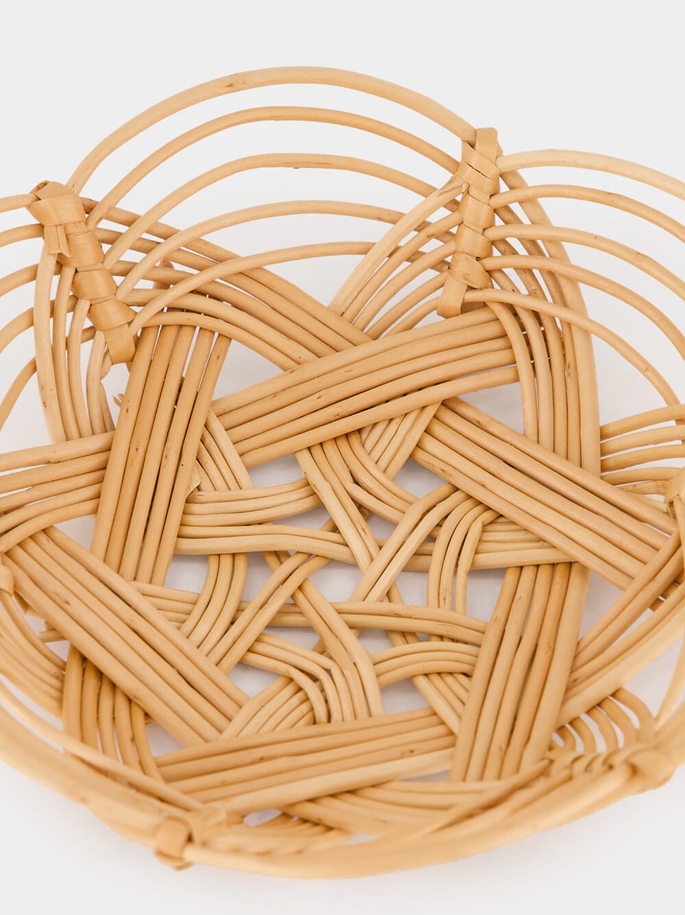 Handmade Vitória Natural Wicker Small Bread Basket