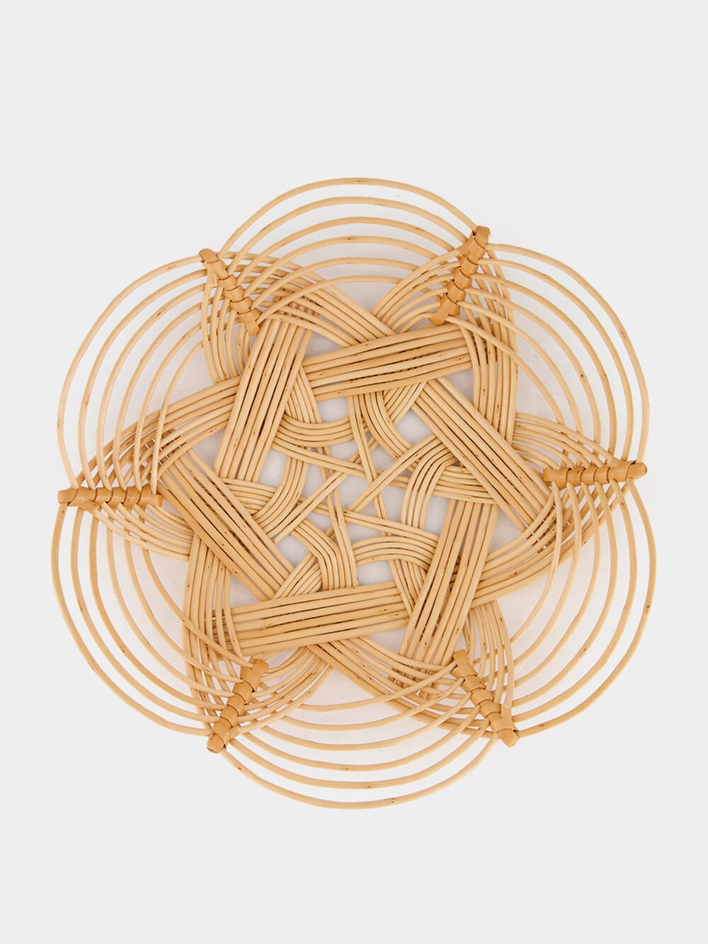 Handmade Vitória Natural Wicker Large Bread Basket