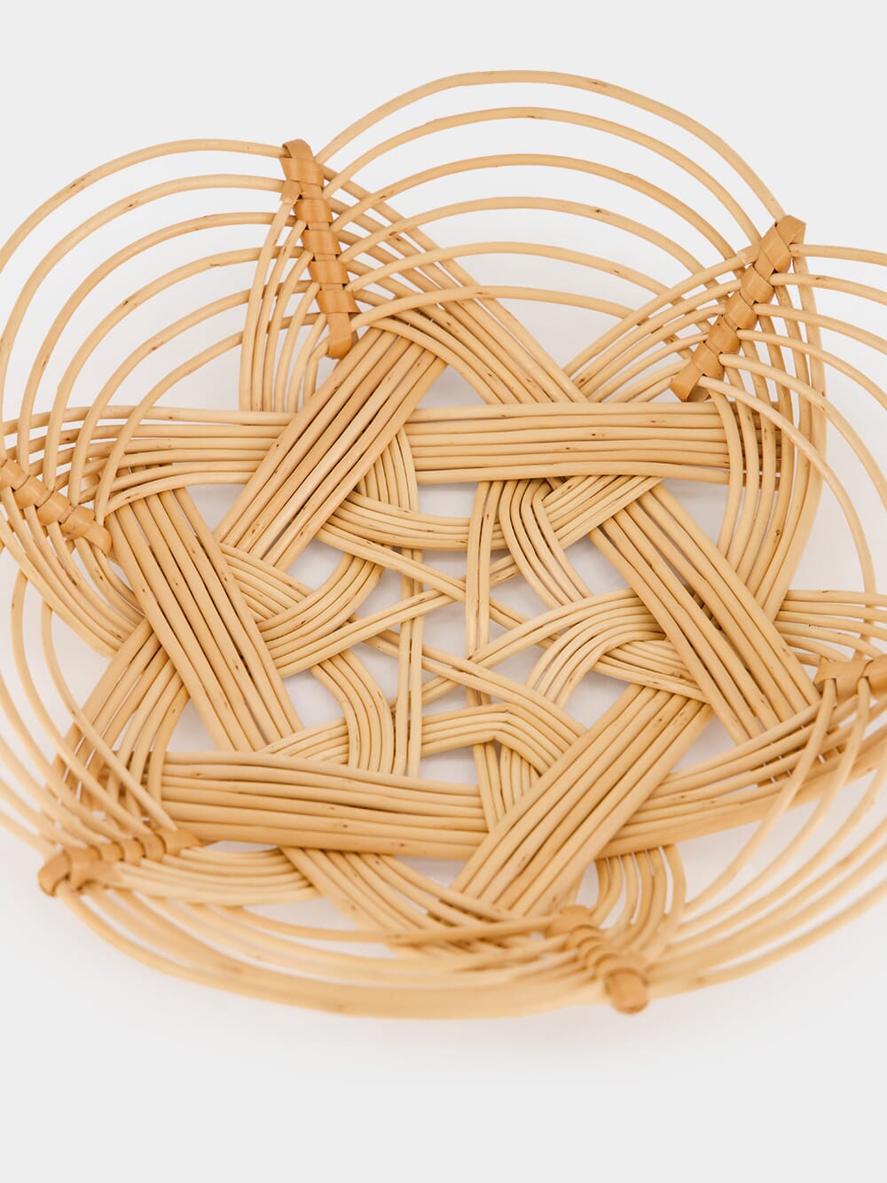 Handmade Vitória Natural Wicker Large Bread Basket