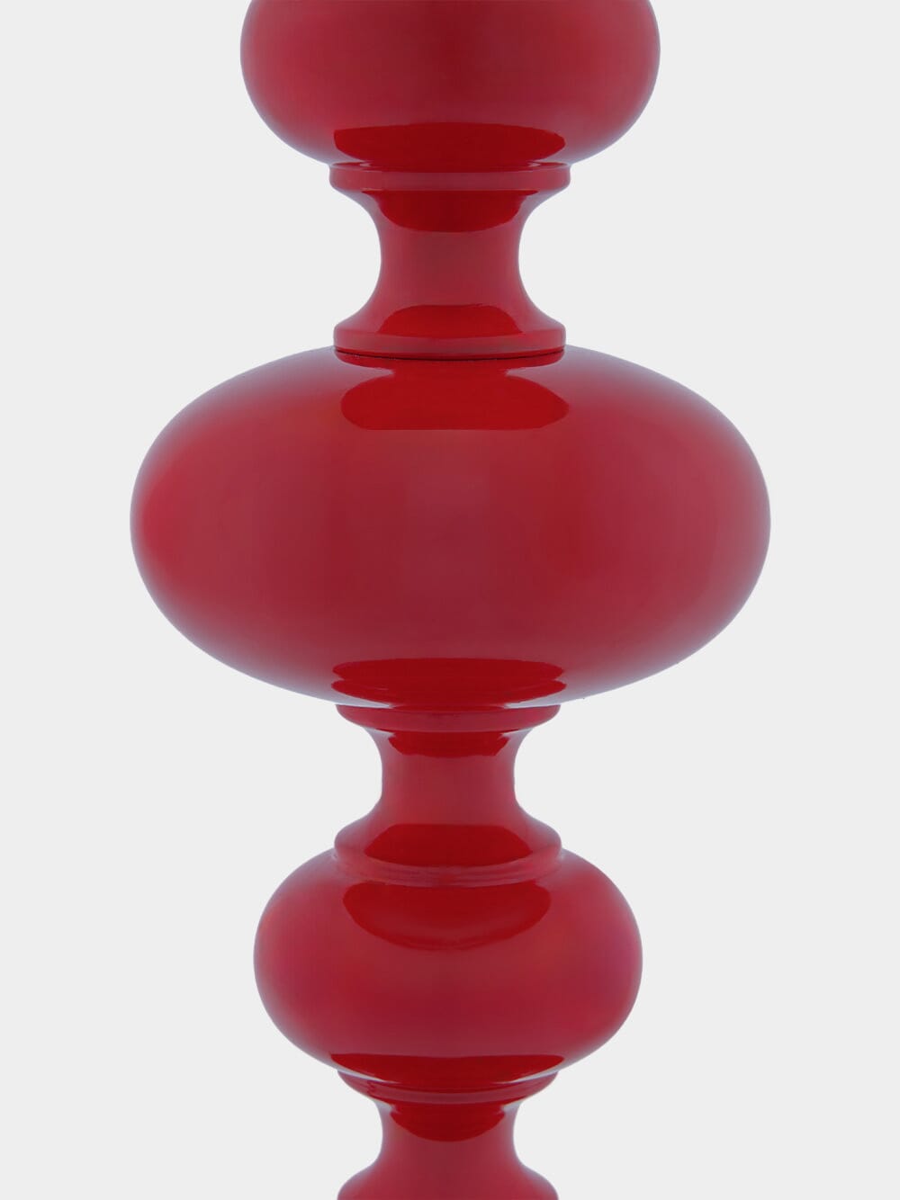 Foz Red Wood Lamp Base