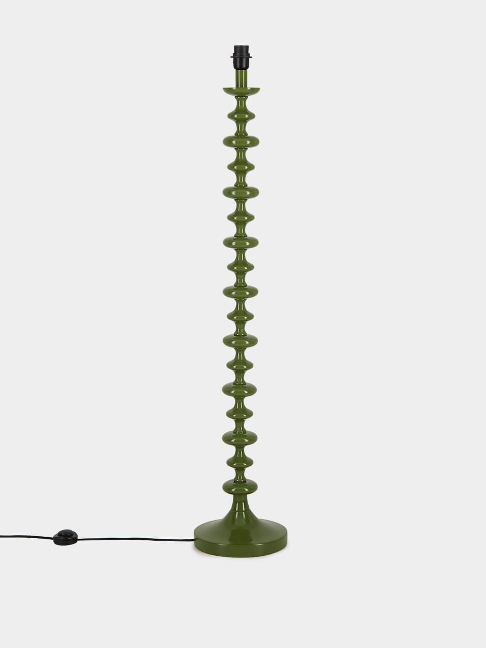 Freixo Green Wood Floor Lamp Base