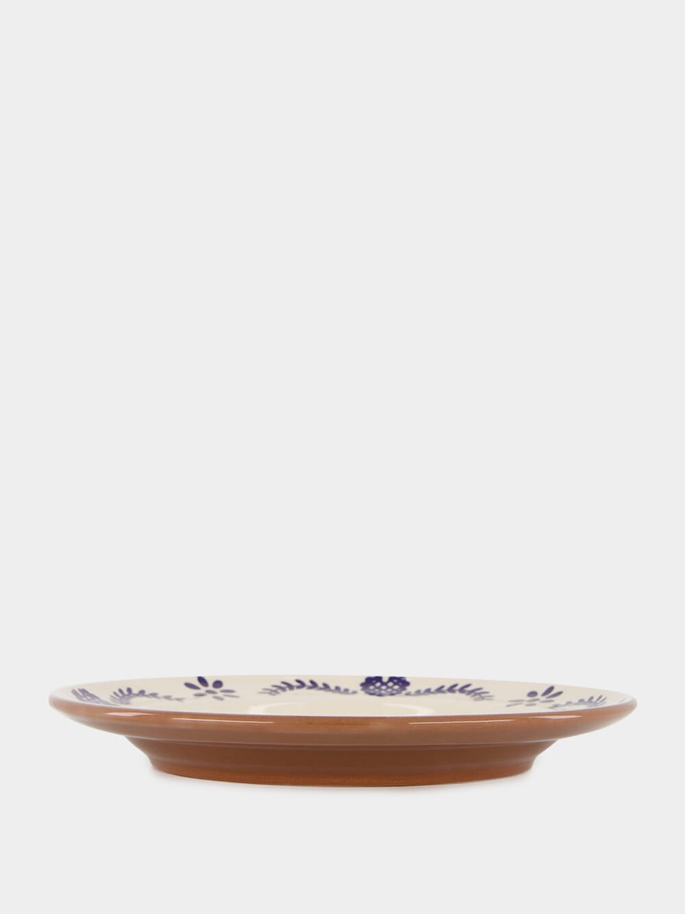 Hand-Painted Viana Blue Sandstone Dinner Plate