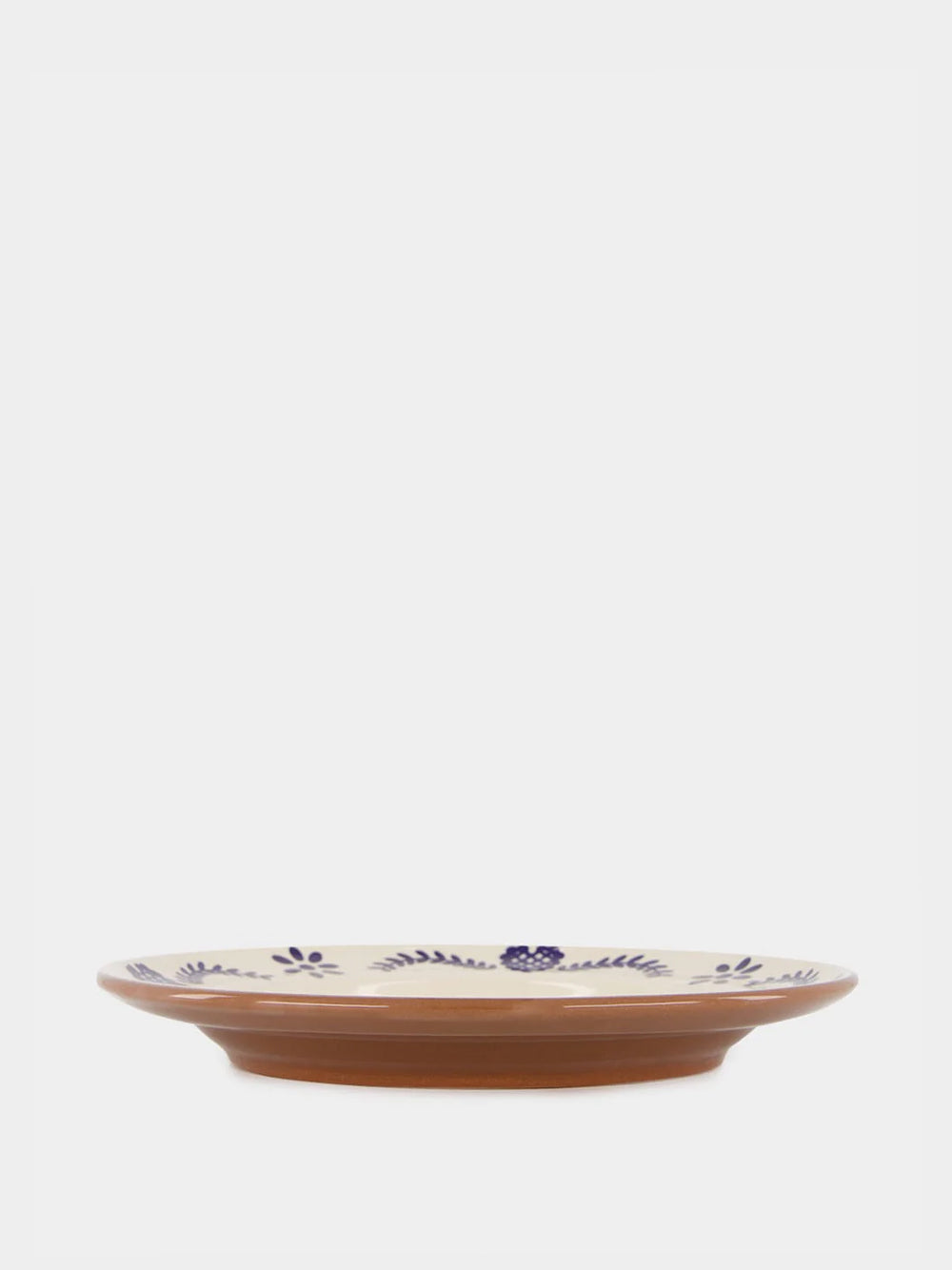 Hand-Painted Viana Blue Stoneware Dinner Plate