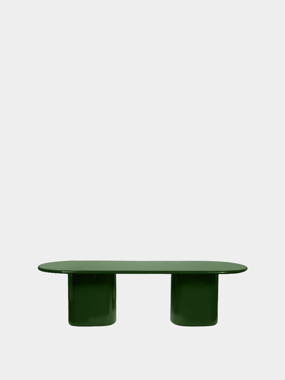Amendoeira Dark Green Small Wood Dining Table