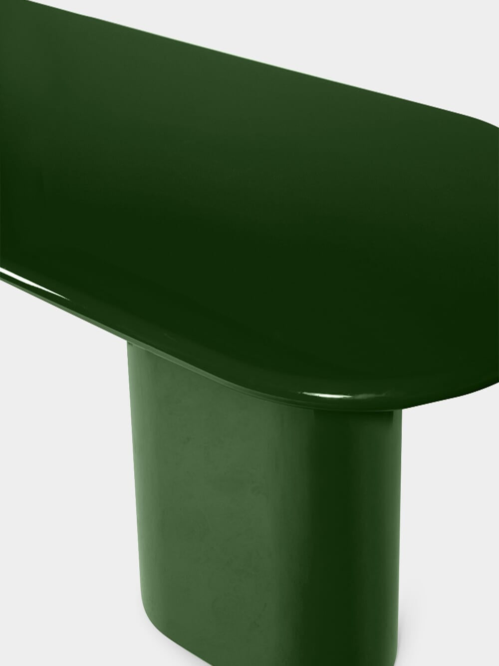 Amendoeira Dark Green Small Wood Dining Table