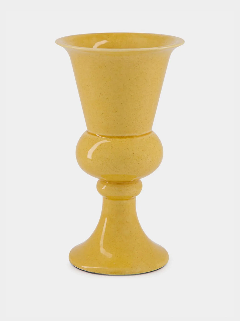 Florbela Yellow Ceramic Medium Vase