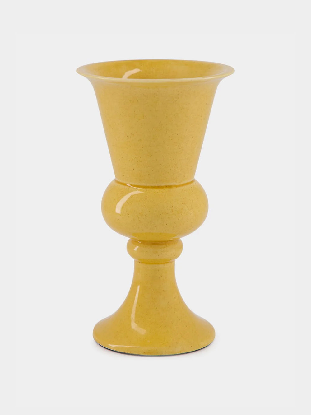 Florbela Yellow Ceramic Small Vase
