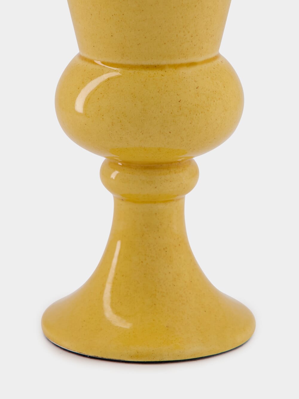 Florbela Yellow Ceramic Small Vase