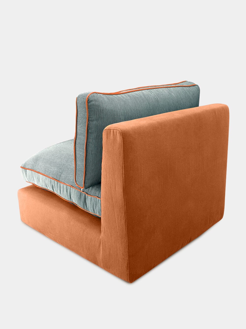 Dinis Brick Linen Central Module Sofa
