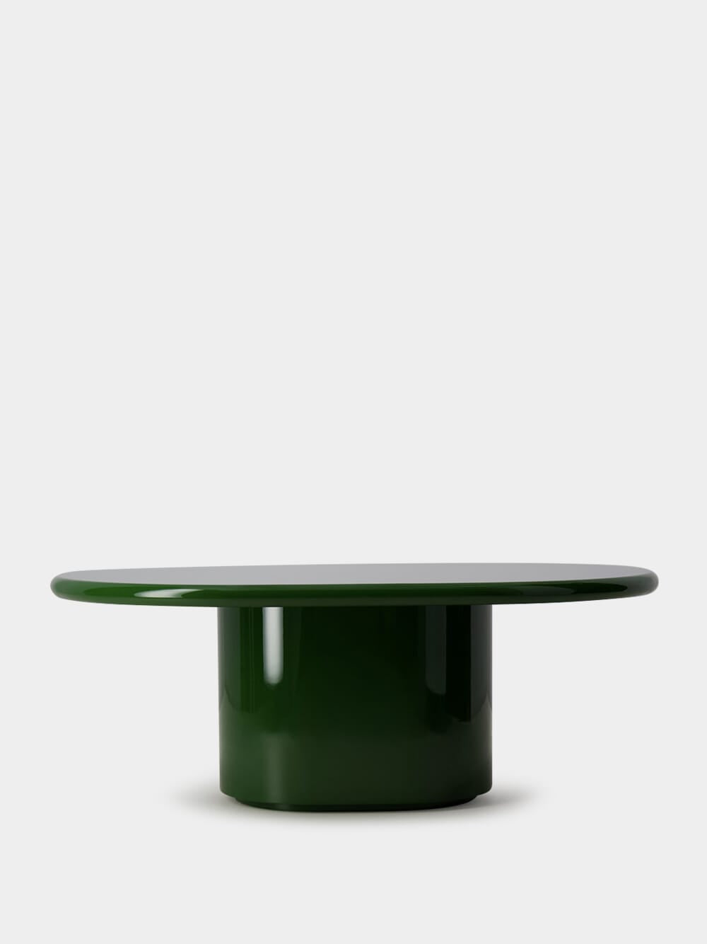 Amendoeira Green Lacquered Wood Coffee Table