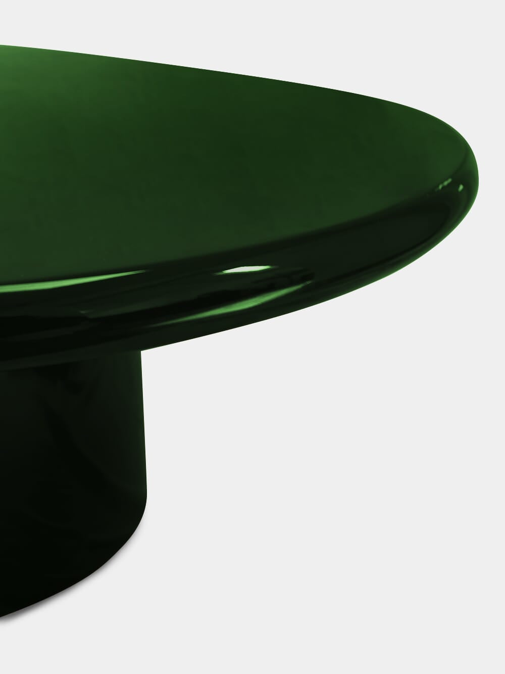 Amendoeira Green Lacquered Wood Coffee Table