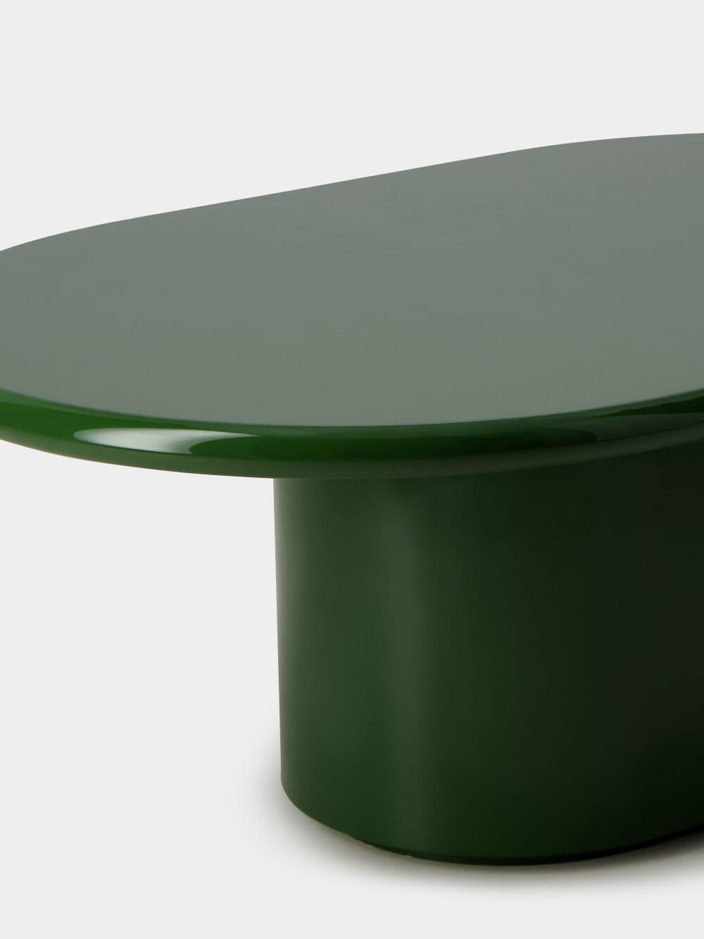 Amendoeira Green Lacquered Wood Coffee Table