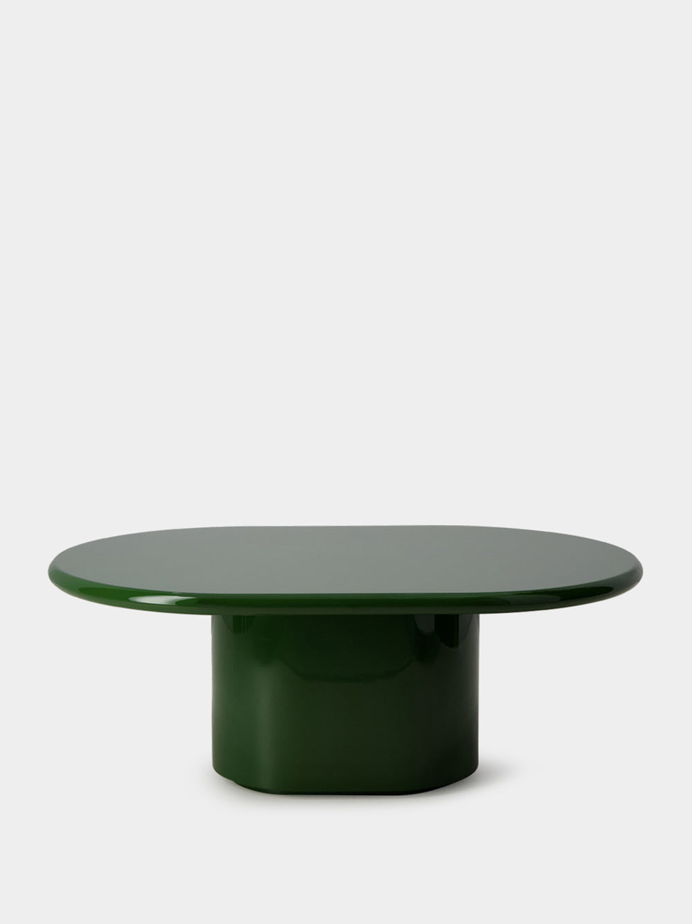 Amendoeira Green Lacquered Wood Coffee Table