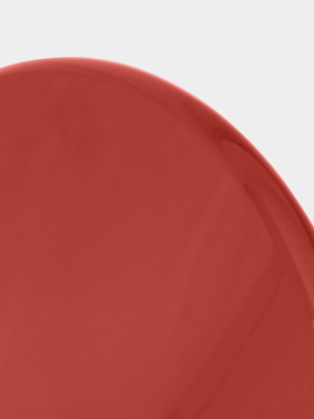 Amendoeira Red Lacquered Wood Side Table