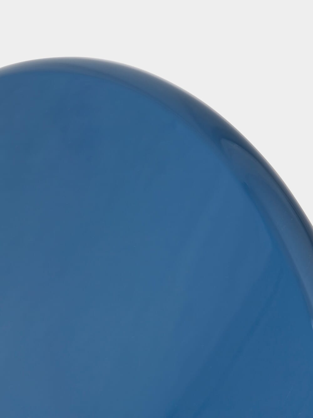 Amendoeira Petrol Blue Lacquered Wood Side Table