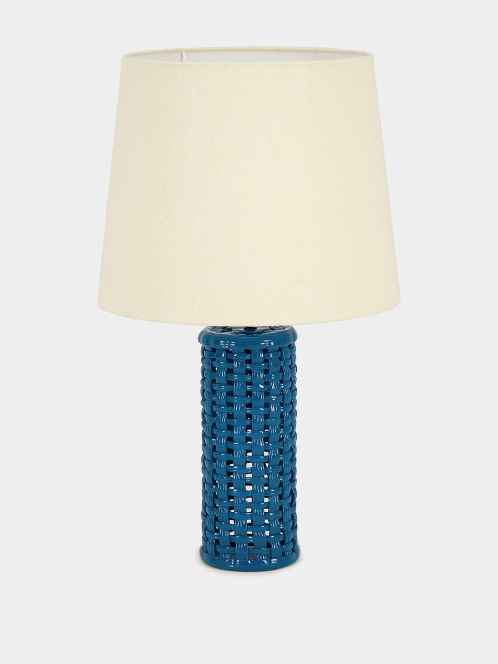Cesta Blue Ceramic Lamp Base