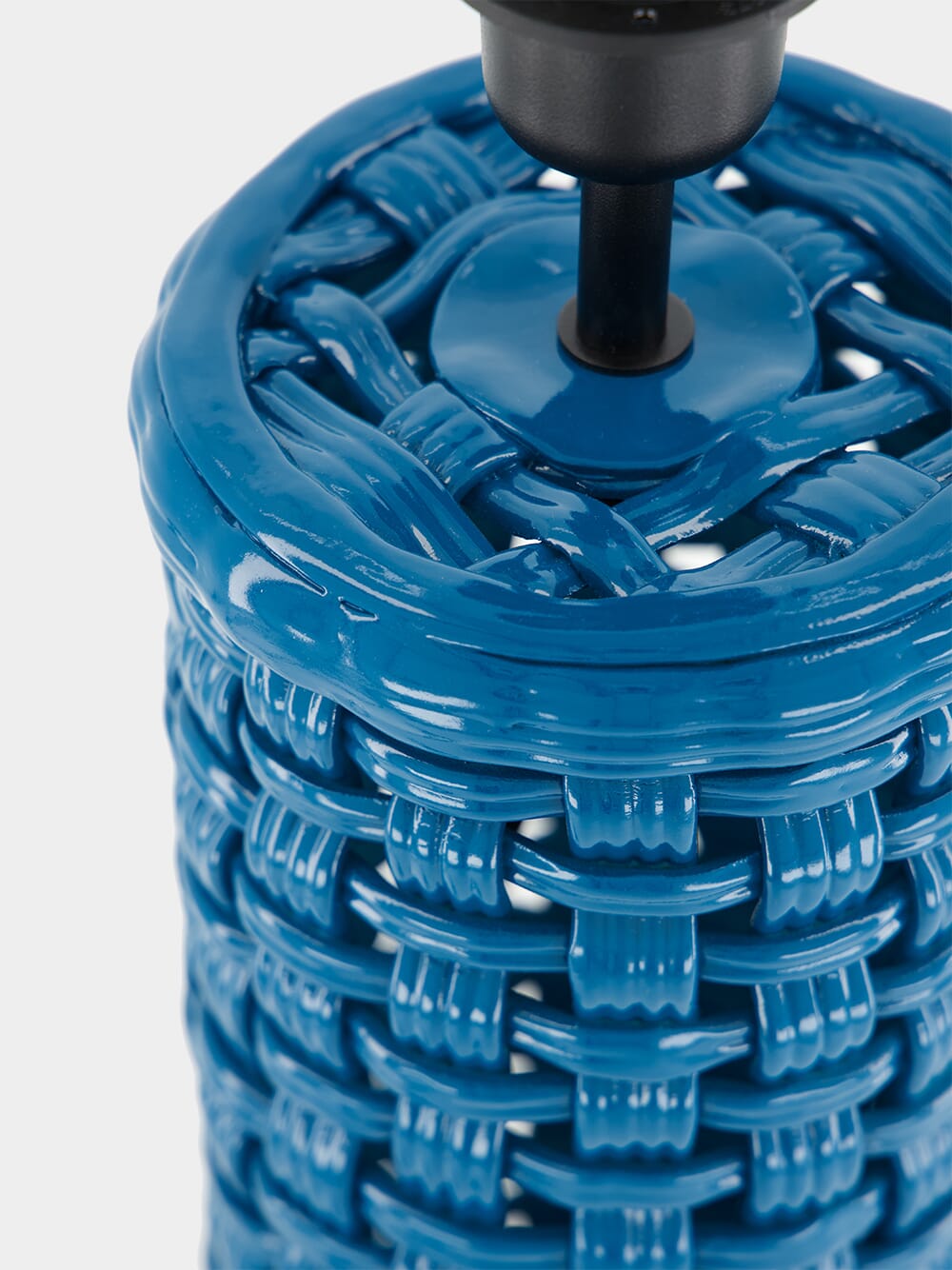 Cesta Blue Ceramic Lamp Base