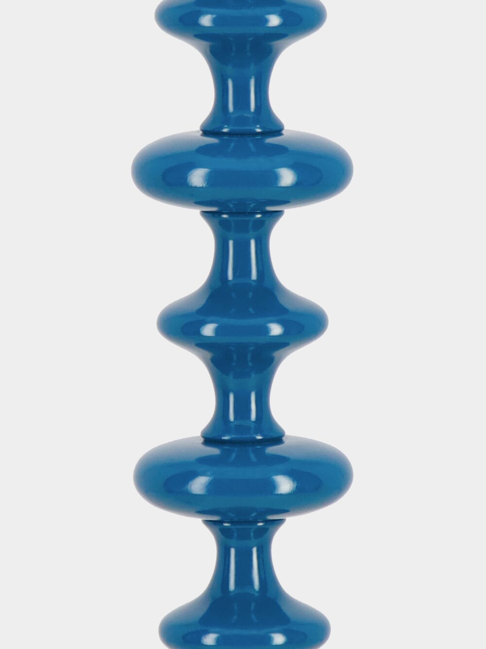 Freixo Blue Wood Floor Lamp Base