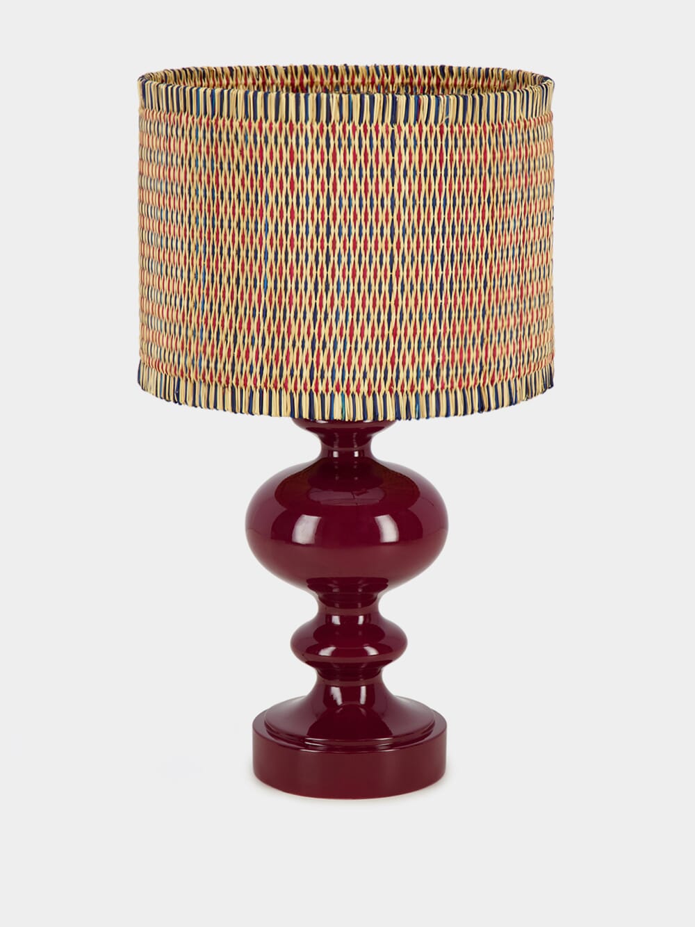 Cardosas Bordeaux Ceramic Lamp Base