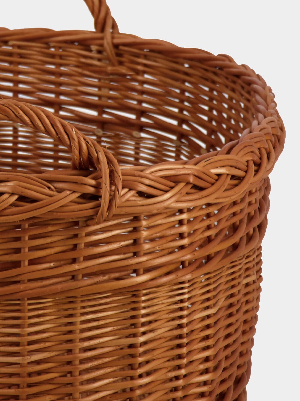 Handmade Furnas Natural Wicker Large Basket