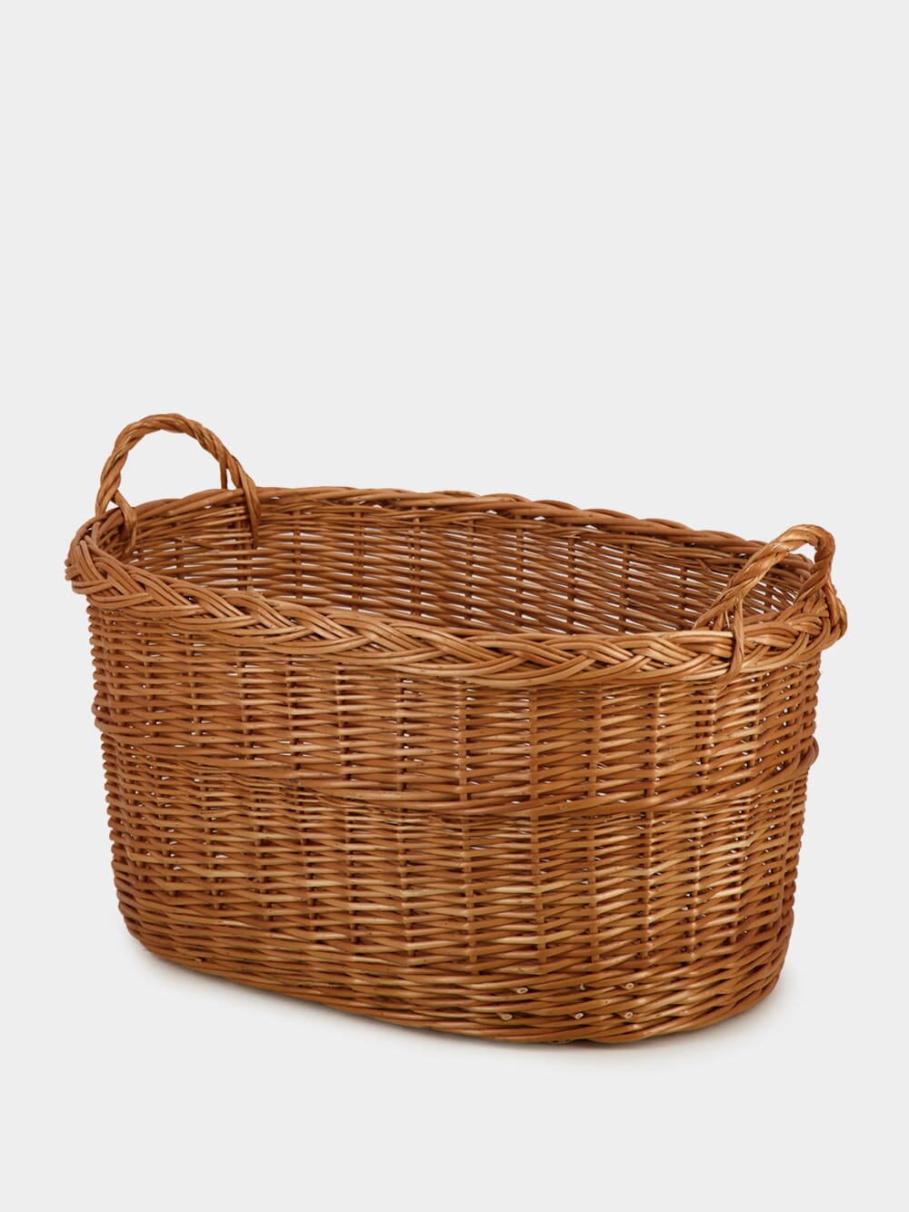 Handmade Furnas Natural Wicker Medium Basket