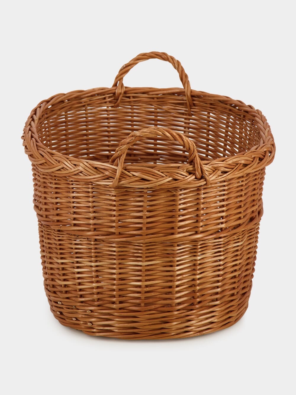 Handmade Furnas Natural Wicker Medium Basket