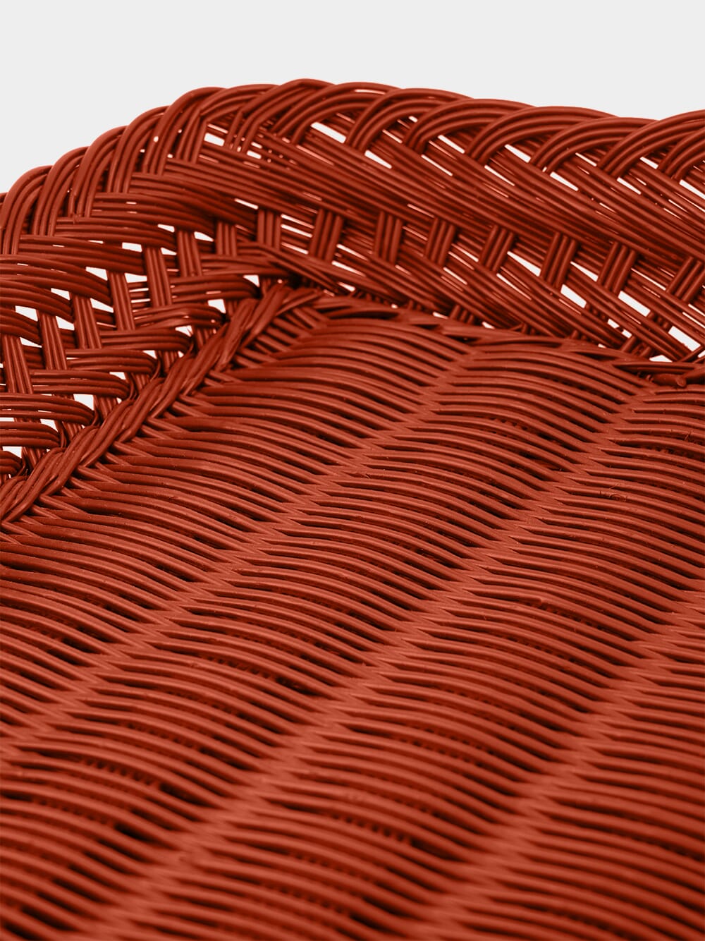 Handmade Vitória Brick Wicker Large Tray