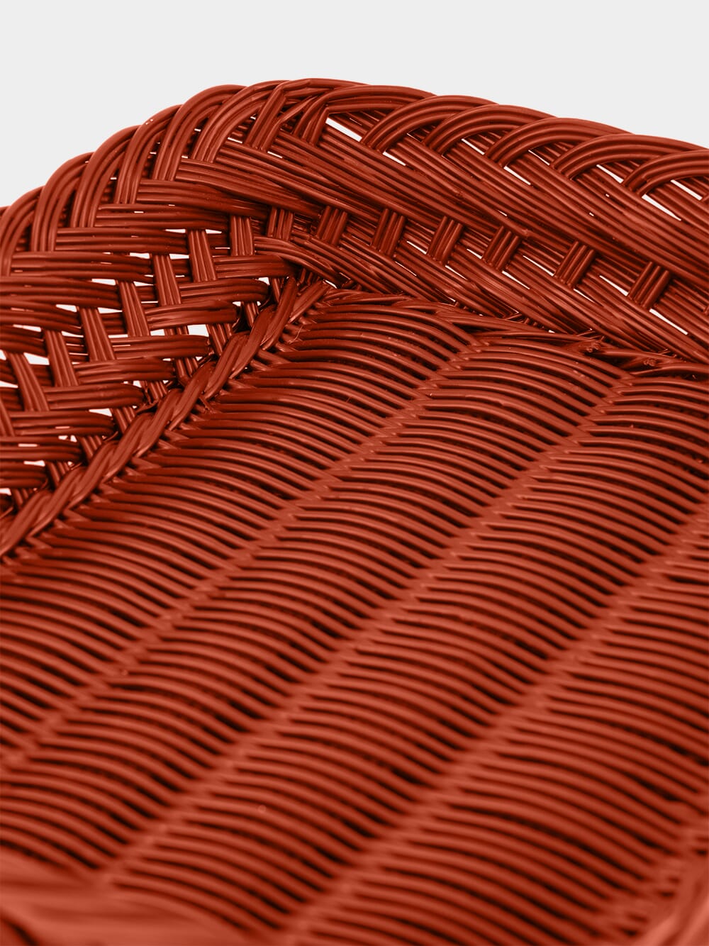 Handmade Vitória Brick Wicker Medium Tray