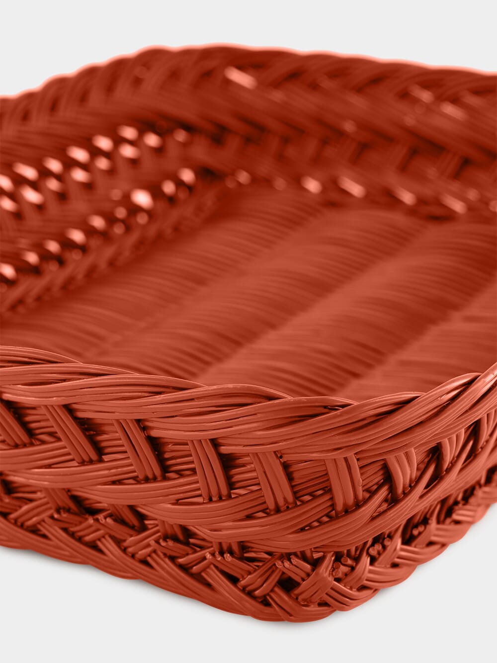 Handmade Vitória Brick Wicker Medium Tray