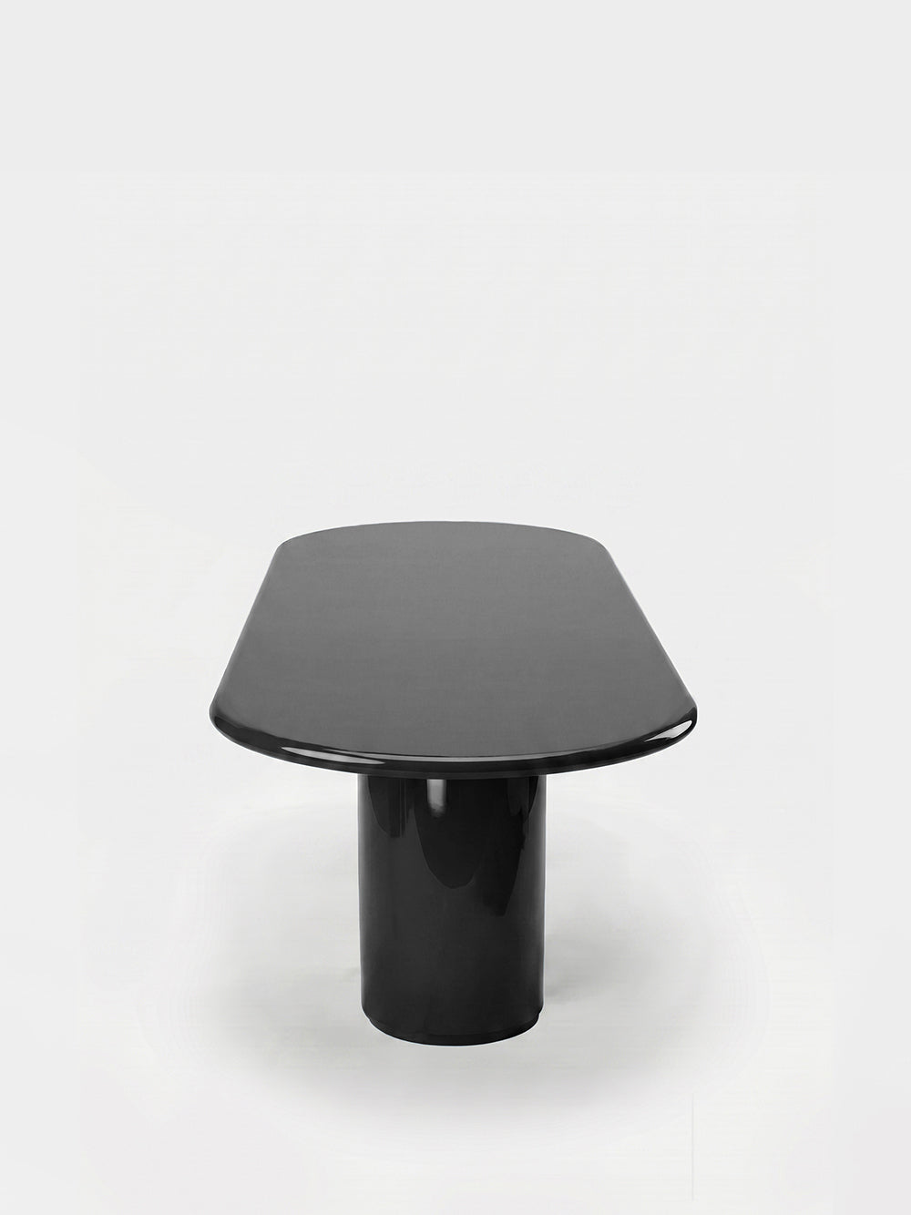 Amendoeira Black Lacquered Wood Large Dining Table