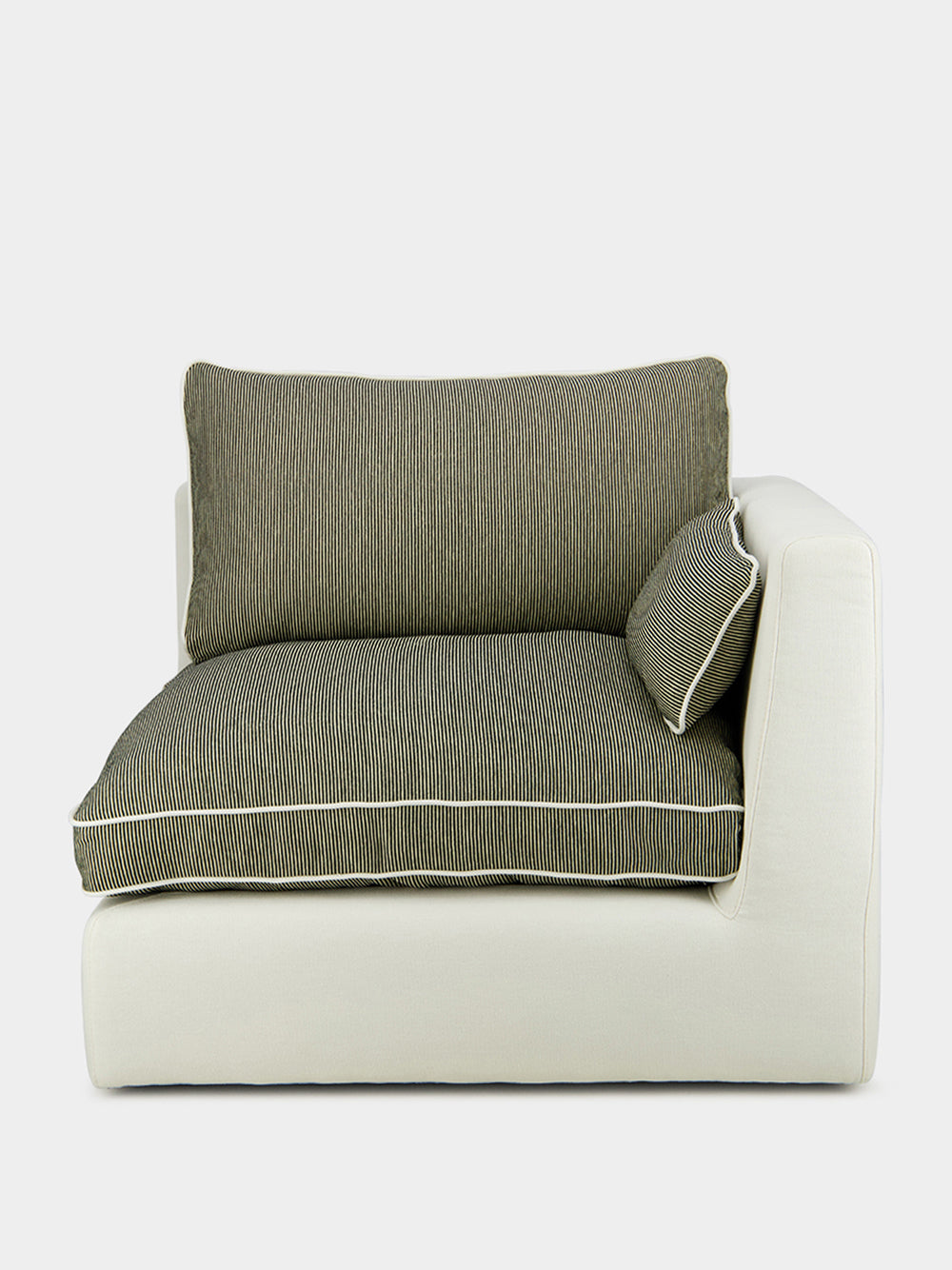 Dinis Ivory Linen Right Arm Module Sofa