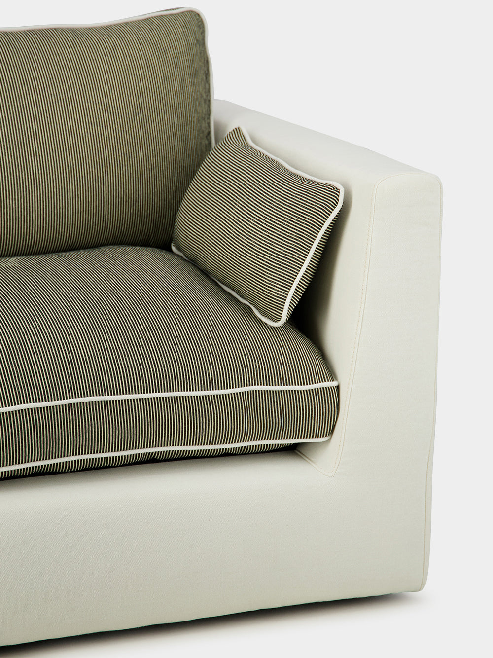 Dinis Ivory Linen Right Arm Module Sofa