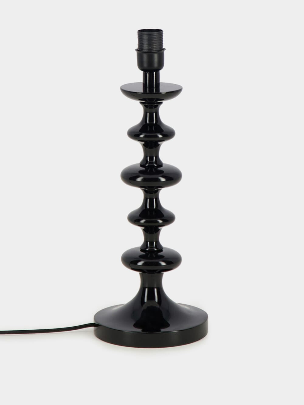 Freixo Black Wood Lamp Base