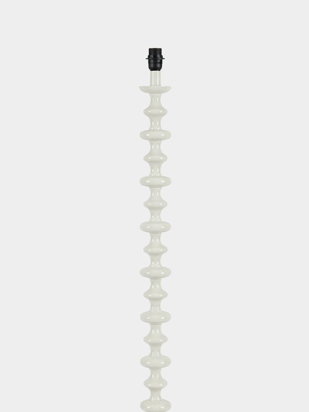 Freixo Ivory Wood Floor Lamp Base