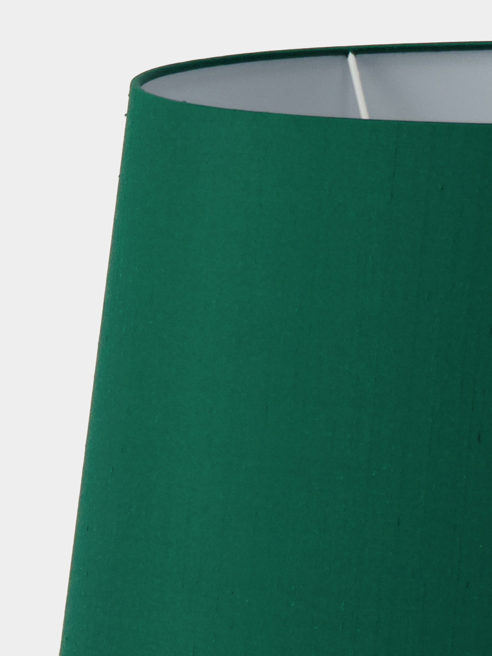 Luso Green Silk Large Lampshade