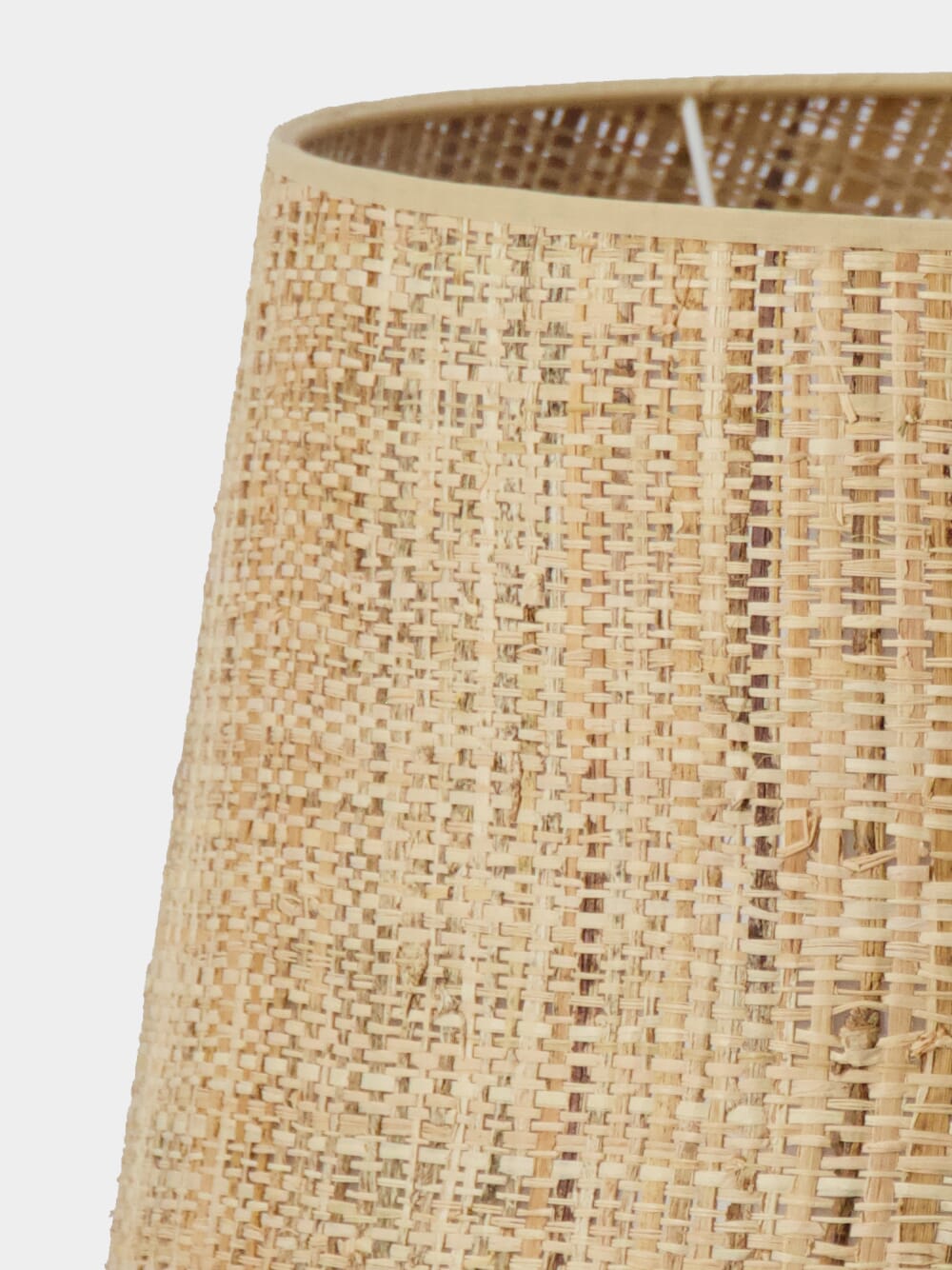 Luso Natural Wicker Effect Large Lampshade