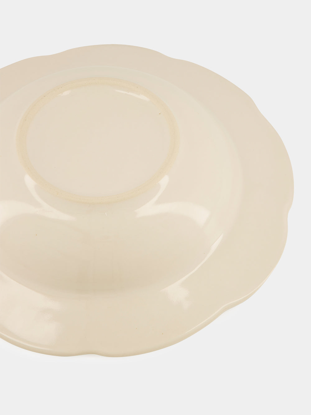 Hand-Painted Comporta The Harvester Stoneware Soup Plate